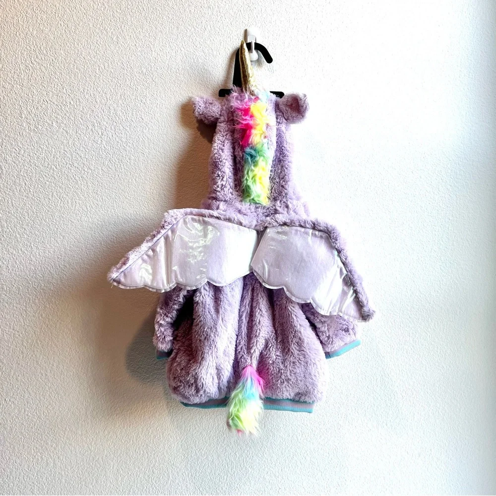 Infant Lavender Unicorn Pullover Boutique Halloween Costume 0-6 Months